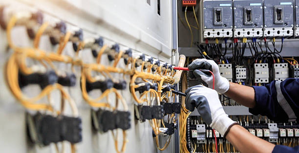Professional Electrician technician working in Penndel, PA